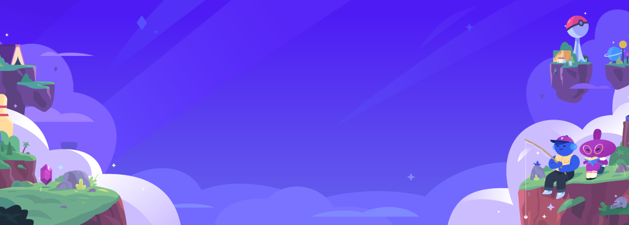 imagem de fundo do cabeçalho do site do discord